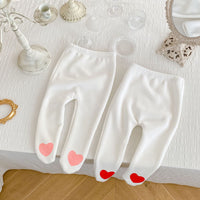 Load image into Gallery viewer, Baby Girls Love heart Leggings Accessories Socks Wholesale 220929838
