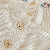 Load image into Gallery viewer, Baby Girls Embroidered Cardigan Knitwear Wholesale 220929839
