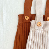 Load image into Gallery viewer, Baby Kid Girls Solid Color Knitwear Jumpsuits Wholesale 220929843
