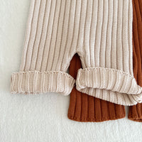 Load image into Gallery viewer, Baby Kid Girls Solid Color Knitwear Jumpsuits Wholesale 220929843
