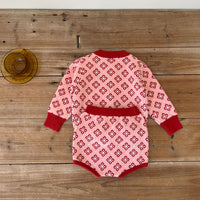 Load image into Gallery viewer, 2 Pieces Set Baby Girls Checked Crochet Cardigan Knitwear And Shorts Wholesale 220929844

