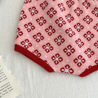 Load image into Gallery viewer, 2 Pieces Set Baby Girls Checked Crochet Cardigan Knitwear And Shorts Wholesale 220929844
