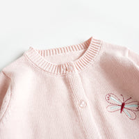 Load image into Gallery viewer, Baby Kid Girls Flower Animals Cartoon Embroidered Cardigan Wholesale 220929849
