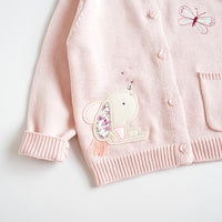 Load image into Gallery viewer, Baby Kid Girls Flower Animals Cartoon Embroidered Cardigan Wholesale 220929849
