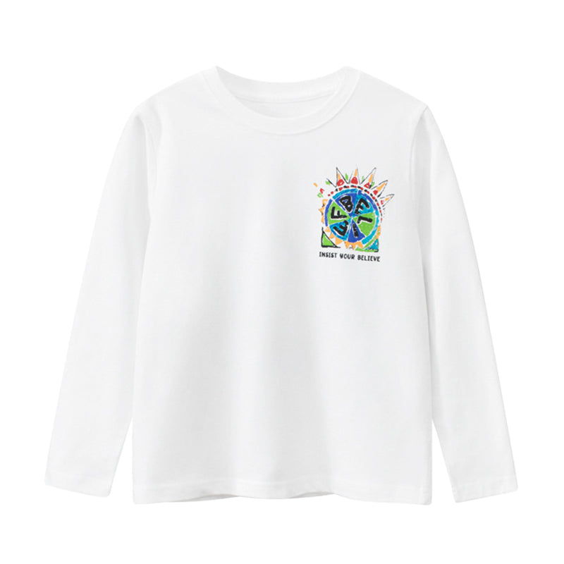 Kid Big Kid Boys Letters Print Tops Wholesale 220929850