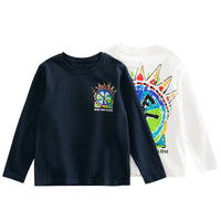 Load image into Gallery viewer, Kid Big Kid Boys Letters Print Tops Wholesale 220929850
