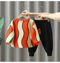 Load image into Gallery viewer, 2 Pieces Set Baby Kid Boys Letters Tops And Pants Wholesale 220929895
