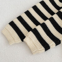 Load image into Gallery viewer, 2 Pieces Set Baby Unisex Striped Cardigan Knitwear And Shorts Wholesale 220929911
