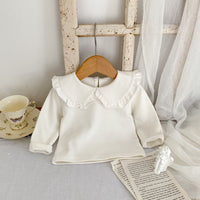 Load image into Gallery viewer, Baby Girls Solid Color Polka dots Print Tops Wholesale 220929967
