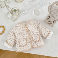 Load image into Gallery viewer, Baby Girls Flower Print Jackets Outwears Wholesale 220929968
