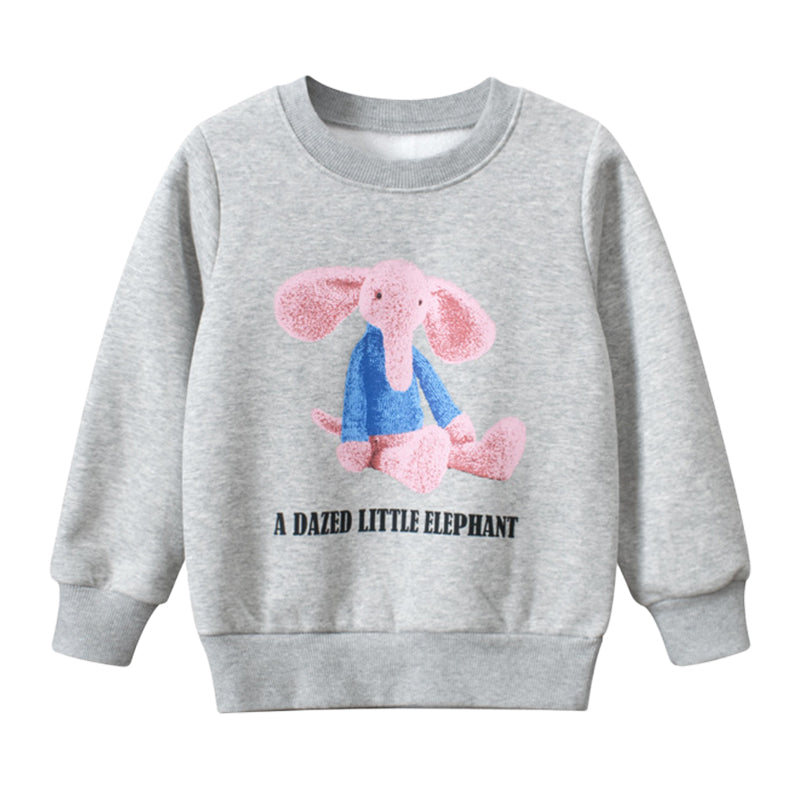 Baby Kid Girls Letters Cartoon Hoodies Swearshirts Wholesale 220929984