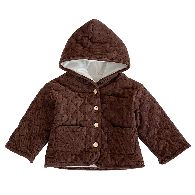 Baby Unisex Polka dots Jackets Outwears Wholesale 220929994