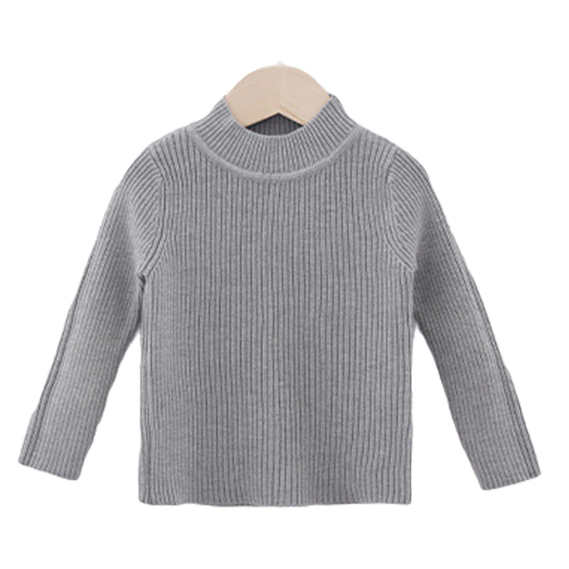 Kid Unisex Solid Color Crochet Sweaters Wholesale 221010103