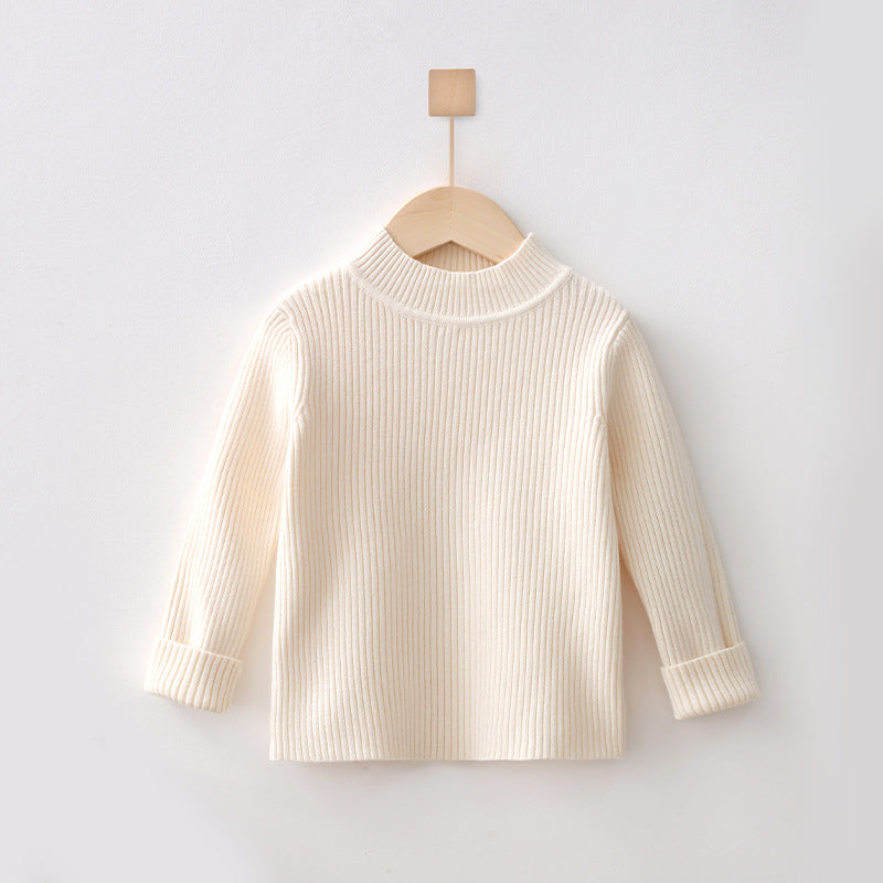 Kid Unisex Solid Color Crochet Sweaters Wholesale 221010103