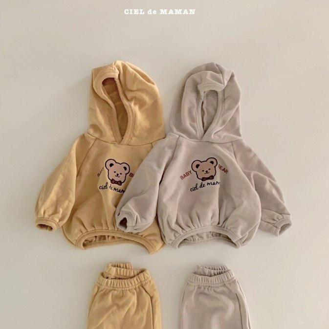 2 Pieces Set Baby Kid Unisex Letters Cartoon Hoodies Swearshirts And Solid Color Pants Wholesale 221010105