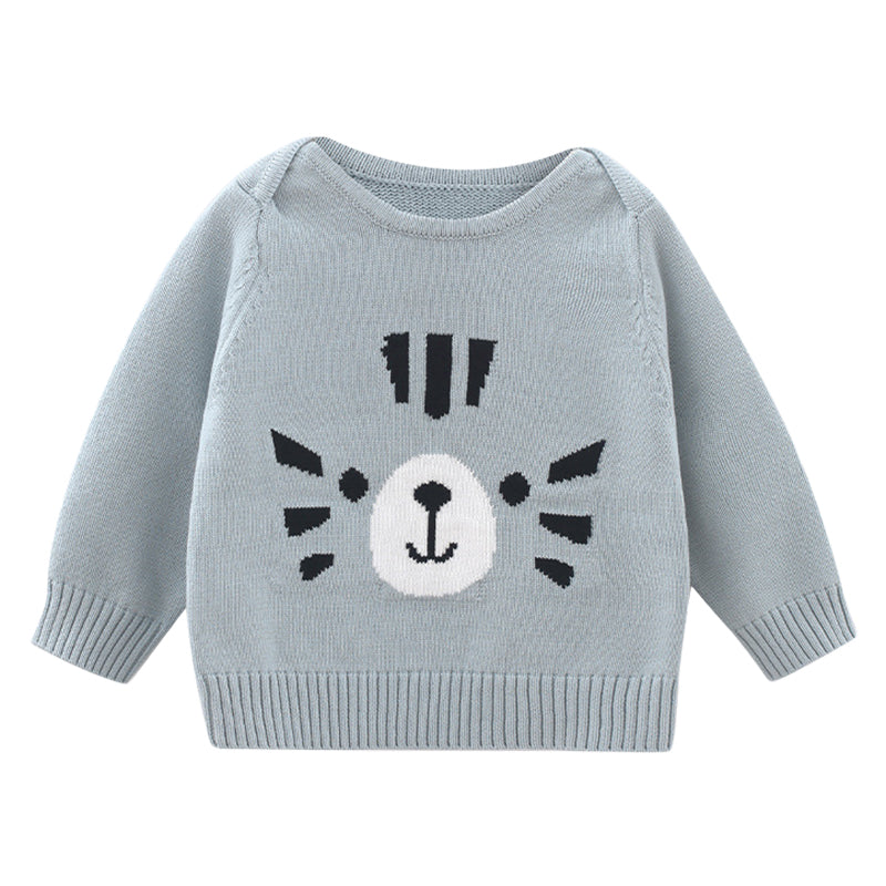 Baby Kid Boys Cartoon Crochet Sweaters Wholesale 221010107