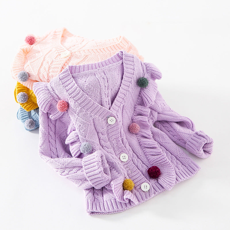 Baby Kid Girls Crochet Cardigan Wholesale 221010109