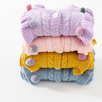 Load image into Gallery viewer, Baby Kid Girls Crochet Cardigan Wholesale 221010109
