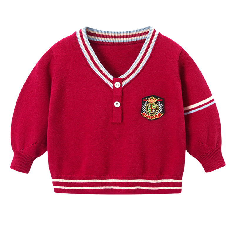 Baby Kid Unisex Striped Cartoon Sweaters Knitwear Wholesale 221010121
