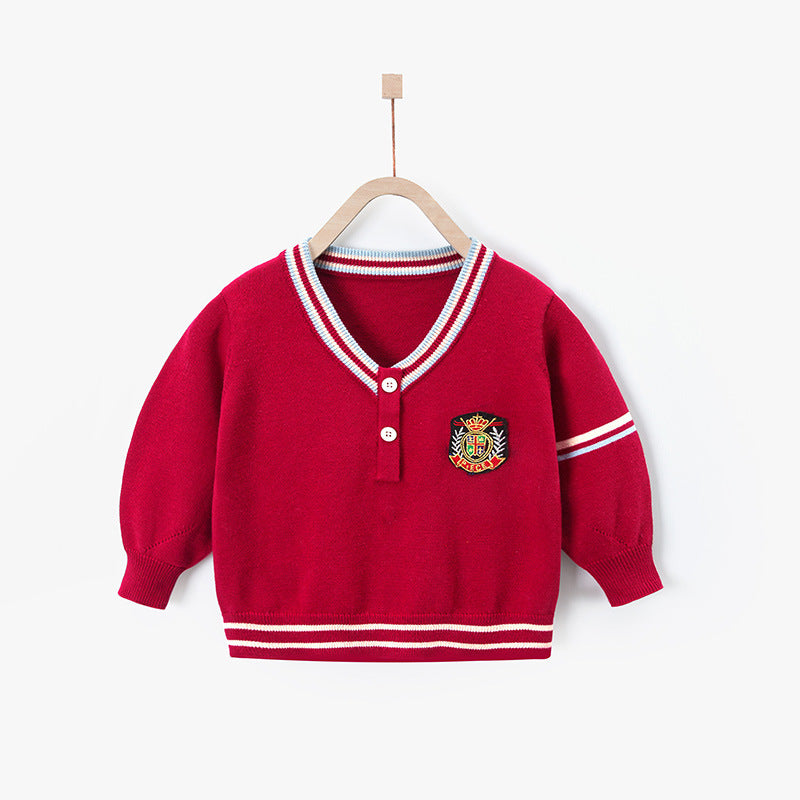 Baby Kid Unisex Striped Cartoon Sweaters Knitwear Wholesale 221010121
