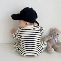 Load image into Gallery viewer, Baby Boys Striped Animals Jumpsuits Wholesale 221010134
