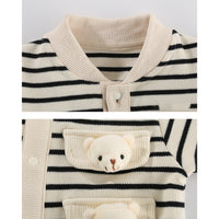 Load image into Gallery viewer, Baby Boys Striped Animals Jumpsuits Wholesale 221010134

