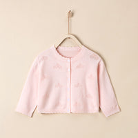 Load image into Gallery viewer, Baby Kid Girls Solid Color Cardigan Knitwear Wholesale 221010138
