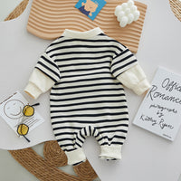 Load image into Gallery viewer, Baby Unisex Striped Cartoon Jumpsuits Wholesale 221010178
