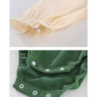 Load image into Gallery viewer, Baby Unisex Color-blocking Flower Embroidered Rompers Wholesale 221010180
