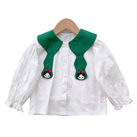 Load image into Gallery viewer, Baby Kid Girls Color-blocking Blouses Wholesale 221010225
