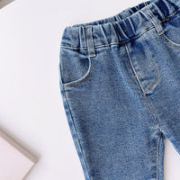 Load image into Gallery viewer, Baby Kid Girls Bow Lace Jeans Wholesale 221010250
