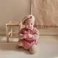 Load image into Gallery viewer, Girls Embroidered Alphabet Accessories Hats Wholesale 22101030
