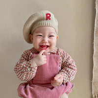 Load image into Gallery viewer, Girls Embroidered Alphabet Accessories Hats Wholesale 22101030
