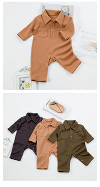 Load image into Gallery viewer, Baby Unisex Solid Color Jumpsuits Wholesale 221010303
