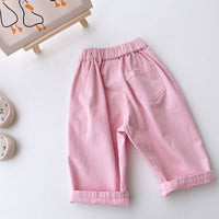 Load image into Gallery viewer, Baby Kid Girls Solid Color Pants Wholesale 221010322
