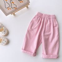 Load image into Gallery viewer, Baby Kid Girls Solid Color Pants Wholesale 221010322
