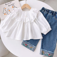 Load image into Gallery viewer, Baby Kid Girls Solid Color Tops Wholesale 221010323
