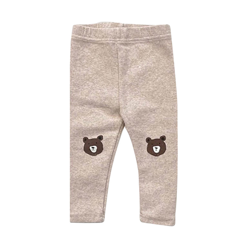 Baby Girls Striped Animals Cartoon Print Pants Leggings Wholesale 221010327