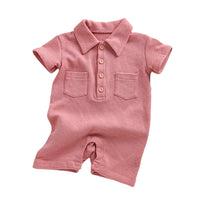 Load image into Gallery viewer, Baby Kid Unisex Solid Color Rompers Wholesale 221010331
