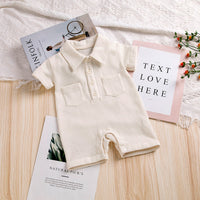 Load image into Gallery viewer, Baby Kid Unisex Solid Color Rompers Wholesale 221010331
