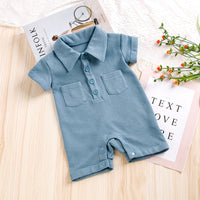 Load image into Gallery viewer, Baby Kid Unisex Solid Color Rompers Wholesale 221010331
