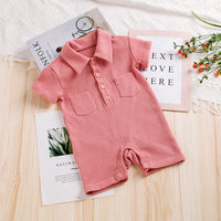 Load image into Gallery viewer, Baby Kid Unisex Solid Color Rompers Wholesale 221010331
