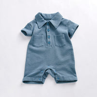 Load image into Gallery viewer, Baby Kid Unisex Solid Color Rompers Wholesale 221010331
