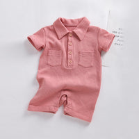 Load image into Gallery viewer, Baby Kid Unisex Solid Color Rompers Wholesale 221010331
