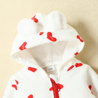 Load image into Gallery viewer, 2 Pieces Set Baby Girls Letters Fruit Love heart Print Jackets Outwears And Pants Wholesale 221010334
