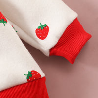 Load image into Gallery viewer, 2 Pieces Set Baby Girls Letters Fruit Love heart Print Jackets Outwears And Pants Wholesale 221010334
