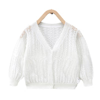 Load image into Gallery viewer, Baby Kid Girls Solid Color Cardigan Wholesale 22101065
