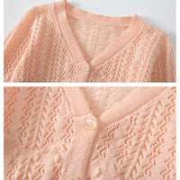 Load image into Gallery viewer, Baby Kid Girls Solid Color Cardigan Wholesale 22101065
