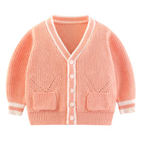 Load image into Gallery viewer, Baby Kid Girls Solid Color Cardigan Wholesale 22101071
