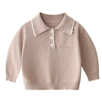 Load image into Gallery viewer, Baby Kid Unisex Solid Color Sweaters Wholesale 22101072
